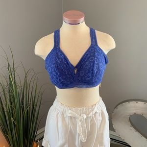 Aerie Blue Padded Bralette - Size XL